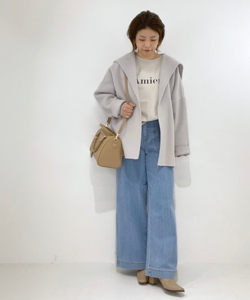 RIVE DROITE(リヴドロワ)の「《2サイズ展開》美脚デニムが今季も登場 サイドポケットデニムパンツ(デニムパンツ・レディース・ネイビー/ブルー・38/36)」の10枚目の写真