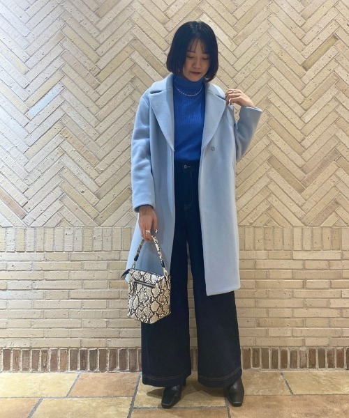 RIVE DROITE(リヴドロワ)の「《2サイズ展開》美脚デニムが今季も登場 サイドポケットデニムパンツ(デニムパンツ・レディース・ネイビー/ブルー・38/36)」の8枚目の写真