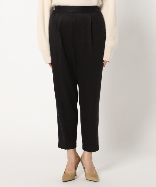 Simplicite（サンプリシテ）の「起毛TR テーパードパンツ◆（スラックス・レディース・ホワイト/ブラック・FREE）」の15枚目の写真