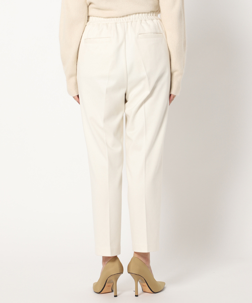 Simplicite（サンプリシテ）の「起毛TR テーパードパンツ◆（スラックス・レディース・ホワイト/ブラック・FREE）」の12枚目の写真