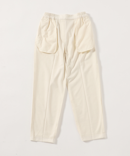 Simplicite（サンプリシテ）の「起毛TR テーパードパンツ◆（スラックス・レディース・ホワイト/ブラック・FREE）」の3枚目の写真