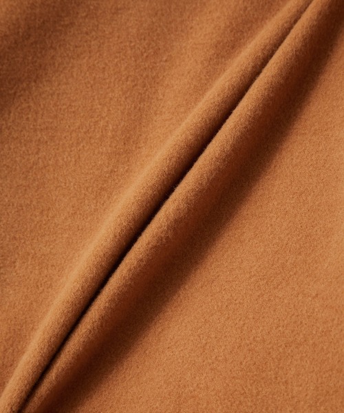 Anchor Smith（アンカー スミス）の「オーバーサイズテックウールシャギーメルトンフーデッドロングコート（ダウンジャケット/コート・メンズ・キャメル・M/L）」の9枚目の写真