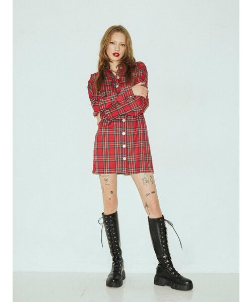 jouetie(ジュエティ)の「レースアップスニーカーソールブーツ(ブーツ・レディース・ブラック・M/L)」の7枚目の写真