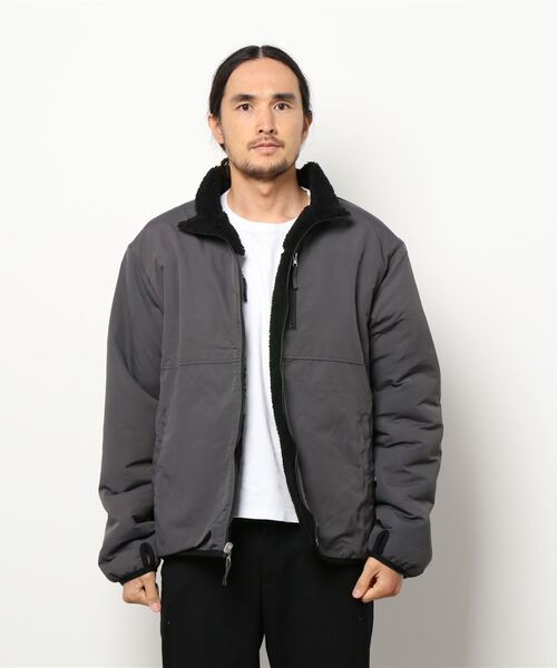 ikka（イッカ）の「リバーシブルボアフリースブルゾン（ブルゾン・メンズ・ブラック/ベージュ/オフホワイト・L/M/XL）」の8枚目の写真
