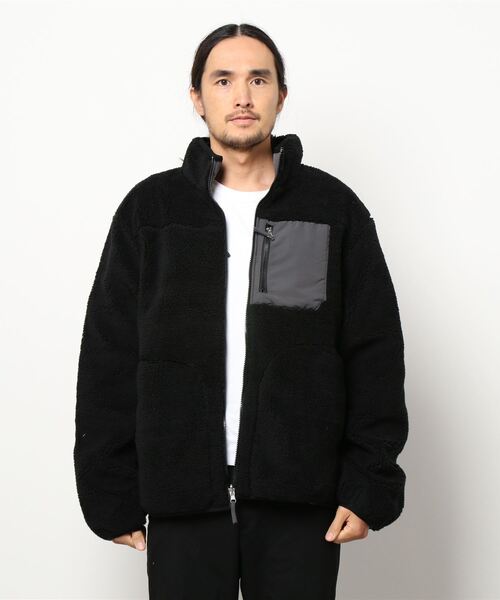 ikka（イッカ）の「リバーシブルボアフリースブルゾン（ブルゾン・メンズ・ブラック/ベージュ/オフホワイト・L/M/XL）」の10枚目の写真