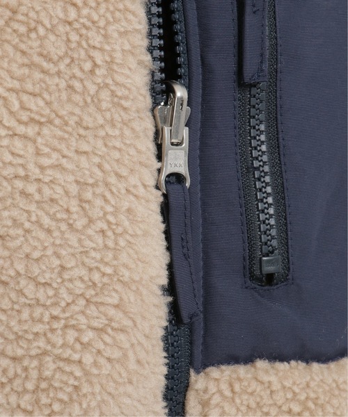 ikka（イッカ）の「リバーシブルボアフリースブルゾン（ブルゾン・メンズ・ブラック/ベージュ/オフホワイト・L/M/XL）」の18枚目の写真