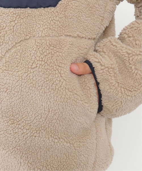 ikka（イッカ）の「リバーシブルボアフリースブルゾン（ブルゾン・メンズ・ブラック/ベージュ/オフホワイト・L/M/XL）」の19枚目の写真