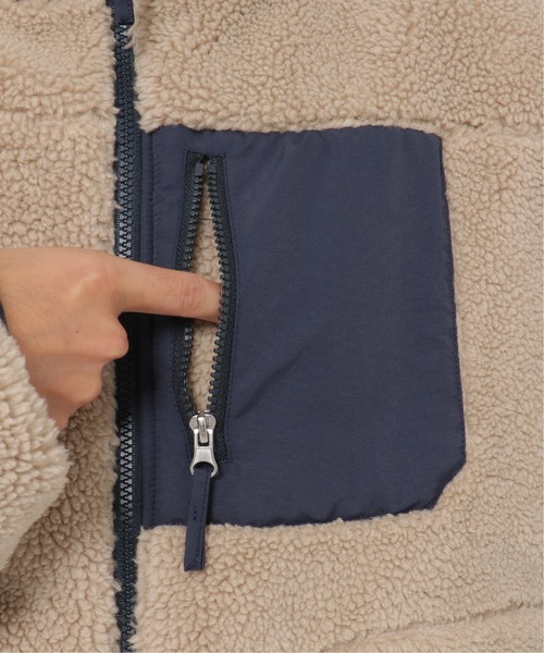 ikka（イッカ）の「リバーシブルボアフリースブルゾン（ブルゾン・メンズ・ブラック/ベージュ/オフホワイト・L/M/XL）」の20枚目の写真