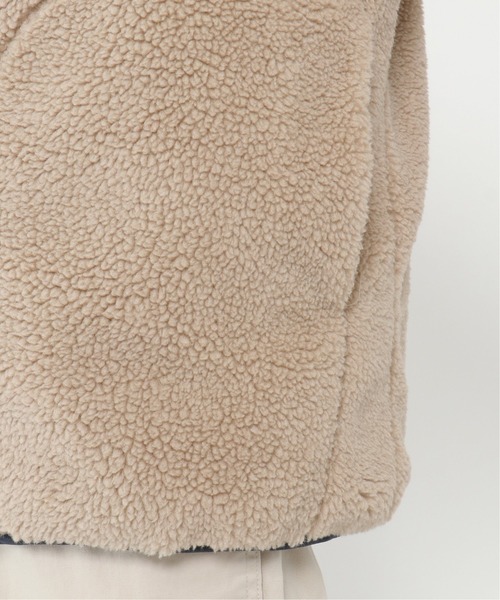 ikka（イッカ）の「リバーシブルボアフリースブルゾン（ブルゾン・メンズ・ブラック/ベージュ/オフホワイト・L/M/XL）」の22枚目の写真