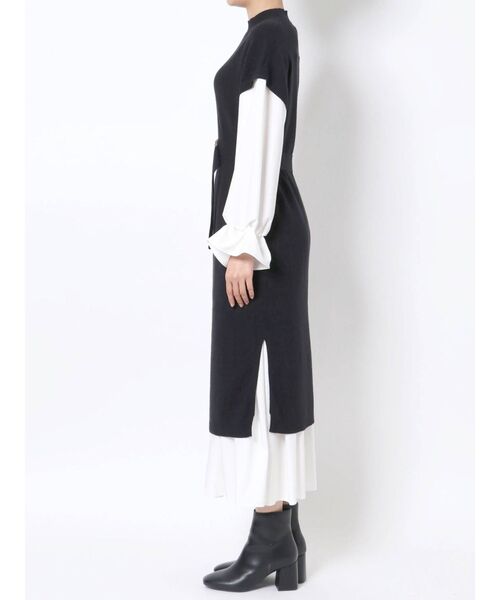 dazzlin（ダズリン）の「2WAYシャツニットワンピース（ワンピース・レディース・ブラック/ブラウン/モカ・FREE）」の8枚目の写真