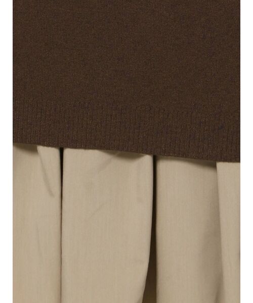 dazzlin（ダズリン）の「2WAYシャツニットワンピース（ワンピース・レディース・ブラック/ブラウン/モカ・FREE）」の22枚目の写真