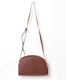 Samansa Mos2 blue | 合皮ハーフムーンショルダー(ショルダーバッグ)