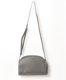 Samansa Mos2 blue | 合皮ハーフムーンショルダー(ショルダーバッグ)