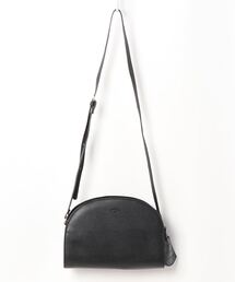 Samansa Mos2 blue | 合皮ハーフムーンショルダー(ショルダーバッグ)