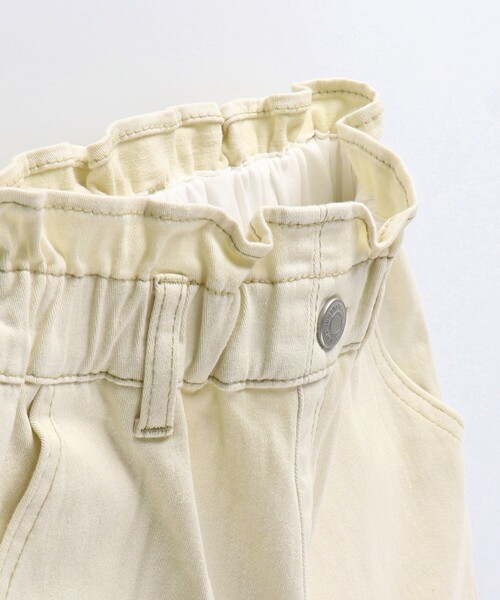 BRANSHES（ブランシェス）の「【あったか / マカロンパンツ】テーパードシルエットロングパンツ（チノパンツ・キッズ・ベージュ/ラベンダー/アイボリー・130/100/120/90/110/140/150）」の7枚目の写真