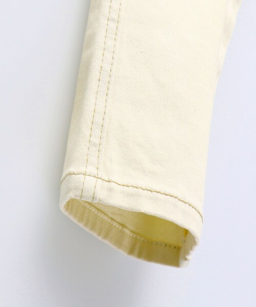 BRANSHES（ブランシェス）の「【あったか / マカロンパンツ】テーパードシルエットロングパンツ（チノパンツ・キッズ・ベージュ/ラベンダー/アイボリー・130/100/120/90/110/140/150）」の10枚目の写真