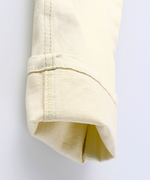 BRANSHES（ブランシェス）の「【あったか / マカロンパンツ】テーパードシルエットロングパンツ（チノパンツ・キッズ・ベージュ/ラベンダー/アイボリー・130/100/120/90/110/140/150）」の11枚目の写真