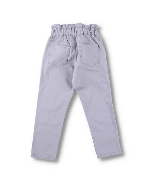 BRANSHES（ブランシェス）の「【あったか / マカロンパンツ】テーパードシルエットロングパンツ（チノパンツ・キッズ・ベージュ/ラベンダー/アイボリー・130/100/120/90/110/140/150）」の4枚目の写真