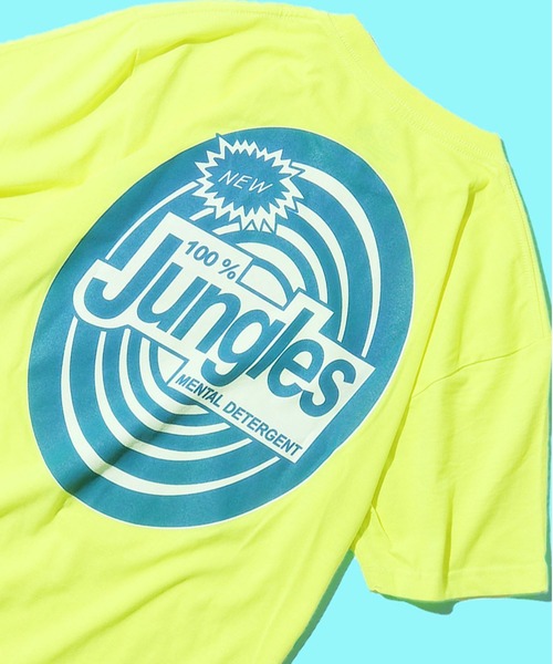 JUNGLES/ジャングルス 100% JUNGLES TEE 半袖Tシャツ バックグラフィック ブランドロゴ