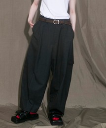 my beautiful landlet | 【my beautiful landlet】 tropical wool pin stripe mix wide pants(その他パンツ)