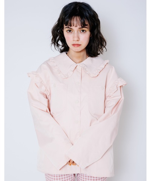 Candy Stripper（キャンディストリッパー）の「GIRLISH COACH ジャケット（その他アウター・レディース・オフホワイト/ブラック/ピンク・2）」の21枚目の写真