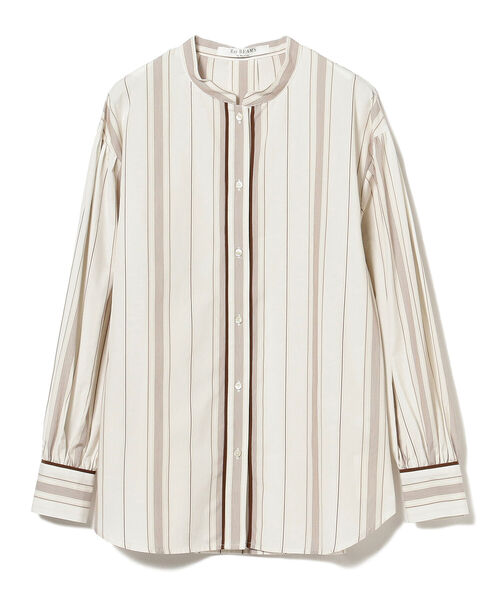 Ray BEAMS（レイビームス）の「Ray BEAMS / マルチストライプ バンドカラー シャツ（シャツ/ブラウス・レディース・ホワイト/ベージュ・ONE SIZE）」の20枚目の写真