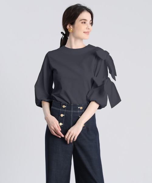 Maglie Par Ef De リボンカットソー Tシャツ カットソー Maglie Par Ef De マーリエパーエフデ のファッション通販 Zozotown