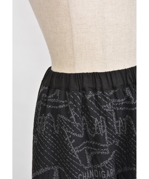 gomme（ゴム）の「オープンハンドJQ　ヘム切替パンツ（その他パンツ・レディース・ブラック/アイボリー・MEDIUM）」の10枚目の写真