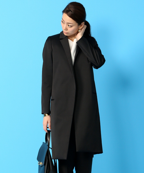 Rouge vif（ルージュヴィフ）の「チェスターフィールドジャケット（チェスターコート・レディース・ブラック・36/38）」の2枚目の写真