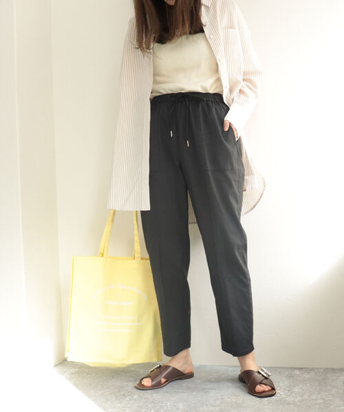 fredy emue（フレディエミュ）の「[新色追加]emue ロゴトートバッグ（トートバッグ・レディース・ベージュ/オフホワイト/ブルー/イエロー/ピンク/ラベンダー/ホワイト系その他4・FREE）」の15枚目の写真