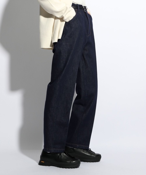 H-（エイチマイナス）の「【H-】テーパードデニムパンツ（デニムパンツ・メンズ・ネイビー・LARGE/MEDIUM）」の5枚目の写真