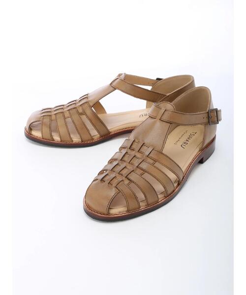TSUHARU by Samansa Mos2（ツハルバイサマンサモスモス）の「グルカサンダル（サンダル・レディース・ブラック/ベージュ・MEDIUM/LARGE）」の8枚目の写真