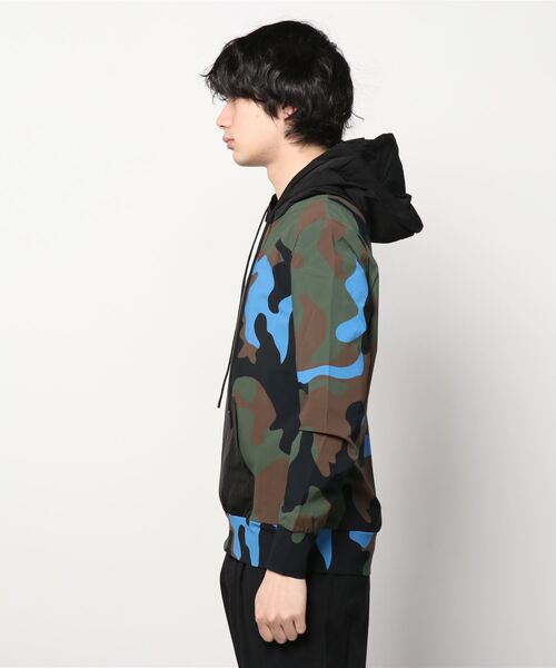 P.M.D.S.（ピー エム ディー エス）の「P.M.D.S./ピー エム ディー エス/プルオーバーパーカーCAMO（パーカー・メンズ・オリーブ・MEDIUM/X-LARGE/LARGE）」の2枚目の写真