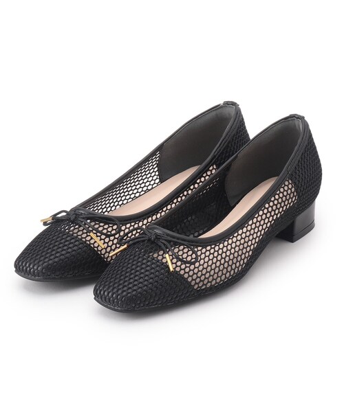 DRESKIP（ドレスキップ）の「◆リボンバレエシューズ（その他シューズ・レディース・ブラック/サンドベージュ/ブラック系3/ブラック系5・25/35/45）」の3枚目の写真