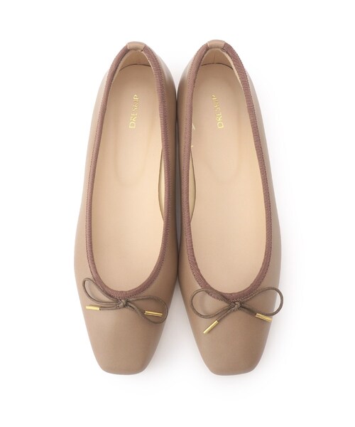 DRESKIP（ドレスキップ）の「◆リボンバレエシューズ（その他シューズ・レディース・ブラック/サンドベージュ/ブラック系3/ブラック系5・25/35/45）」の8枚目の写真