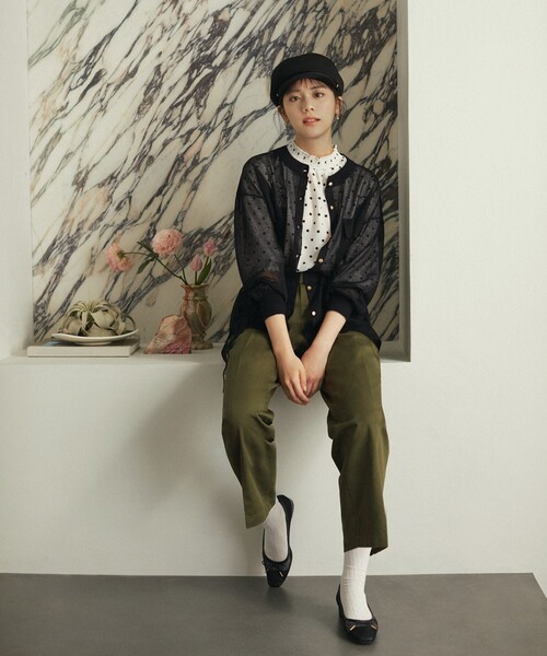 DRESKIP（ドレスキップ）の「◆リボンバレエシューズ（その他シューズ・レディース・ブラック/サンドベージュ/ブラック系3/ブラック系5・25/35/45）」の21枚目の写真