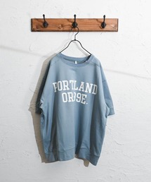 ミニ裏毛BIGサイズ LOGOプリントTシャツ