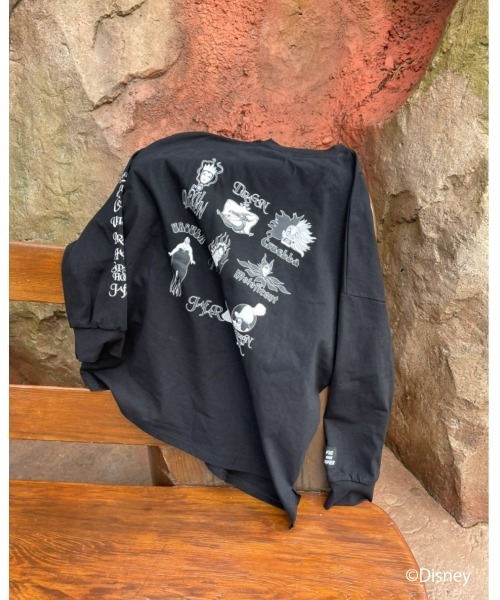 FIG&VIPER（フィグアンドバイパー）の「Disney villains BIG/long-sleeve T（Tシャツ/カットソー・レディース・ホワイト/ブラック・FREE）」の10枚目の写真