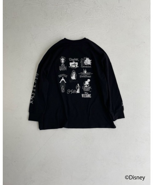 FIG&VIPER（フィグアンドバイパー）の「Disney villains BIG/long-sleeve T（Tシャツ/カットソー・レディース・ホワイト/ブラック・FREE）」の16枚目の写真