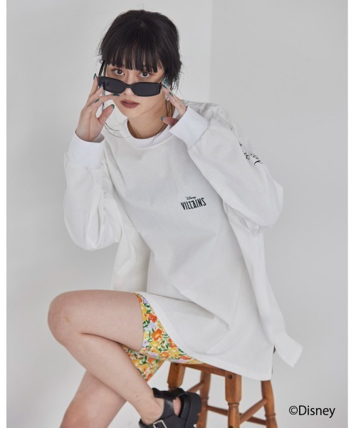 Disney villains BIG/long-sleeve T（Tシャツ/カットソー
