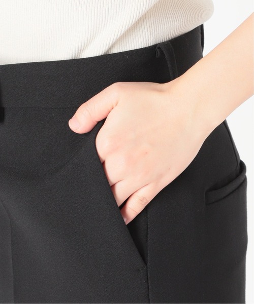 Deuxieme Classe（ドゥーズィエムクラス）の「W cross straight ワイドパンツ（その他パンツ・レディース・ブラック・38/36/34）」の17枚目の写真