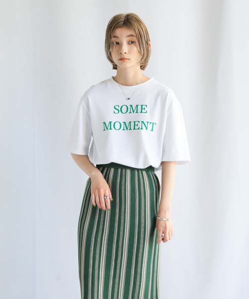 select MOCA(セレクトモカ)の「マルチストライプサマーニットタイトスカート(スカート・レディース・ブラック/グリーン/ライトベージュ・FREE)」の17枚目の写真