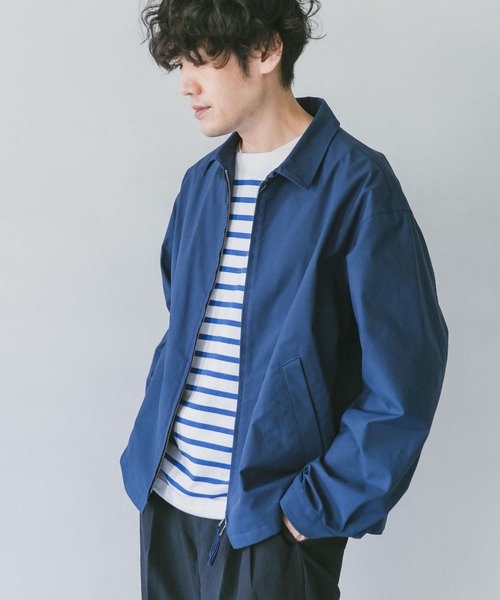 URBAN RESEARCH DOORS(アーバンリサーチドアーズ)の「ライトウェイト スウィングトップ(ブルゾン・メンズ・ベージュ/ネイビー・MEDIUM/LARGE)」の6枚目の写真