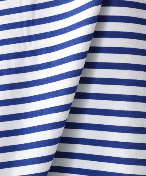 RAGEBLUE(レイジブルー)の「マリンボーダー/ビッグTシャツ(Tシャツ/カットソー・メンズ・ホワイト/ネイビー・MEDIUM/LARGE)」の13枚目の写真