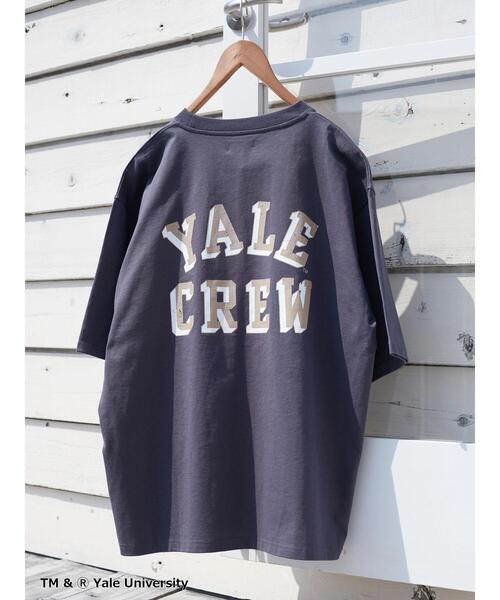 CRAFT STANDARD BOUTIQUE(クラフトスタンダードブティック)の「【別注】YALE ヘビーウェイトポケットTEE *◆(Tシャツ/カットソー・メンズ・チャコールグレー/オフホワイト/ダークネイビー・LL/M/L)」の5枚目の写真