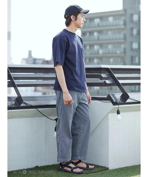 CRAFT STANDARD BOUTIQUE(クラフトスタンダードブティック)の「【別注】YALE ヘビーウェイトポケットTEE *◆(Tシャツ/カットソー・メンズ・チャコールグレー/オフホワイト/ダークネイビー・LL/M/L)」の11枚目の写真