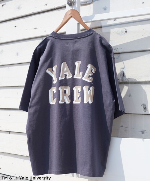 CRAFT STANDARD BOUTIQUE(クラフトスタンダードブティック)の「【別注】YALE ヘビーウェイトポケットTEE *◆(Tシャツ/カットソー・メンズ・チャコールグレー/オフホワイト/ダークネイビー・LL/M/L)」の3枚目の写真