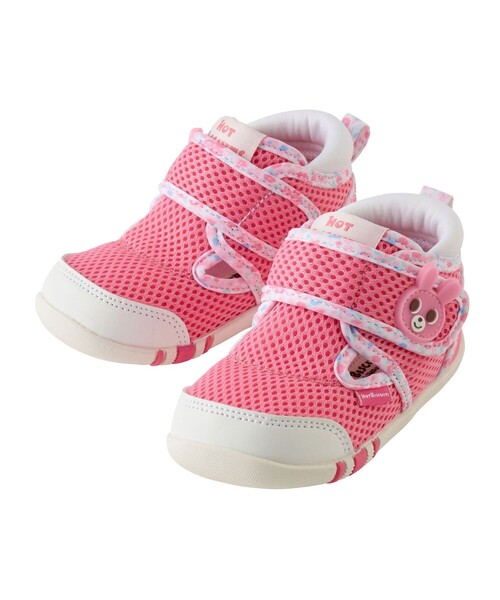 HOT BISCUITS（ホットビスケッツ）の「サマーファーストベビーシューズ（スニーカー・キッズ・ネイビー/ピンク/マルチ・11.5/13cm/12cm/12.5）」の3枚目の写真