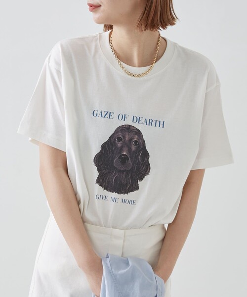 Firsthand（ファーストハンド）の「Firsthand/ファーストハンド オーガニックコットンアニマル S/S TEE / プリントTシャツ（Tシャツ/カットソー・レディース・ブラウン/オフホワイト/その他・ONE SIZE）」の6枚目の写真