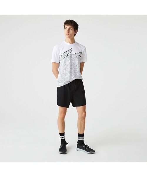 LACOSTE(ラコステ)の「ワントーンスイムショーツ(水着・メンズ・ブラック/ロイヤルブルー・M/L)」の11枚目の写真